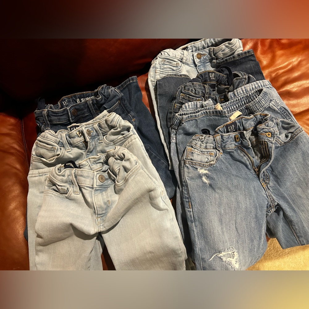 Gap- Girls Jean Bundle all size 7-8.